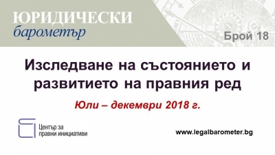 Представяне на новия брой на Юридически барометър